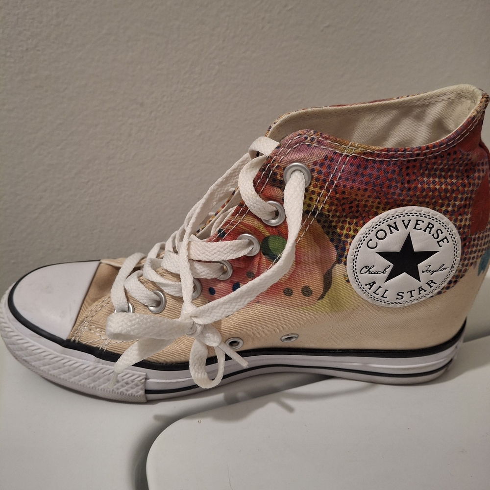 Converse All Star High-Tops with Multicolor Pattern - Picture 8 of 8
